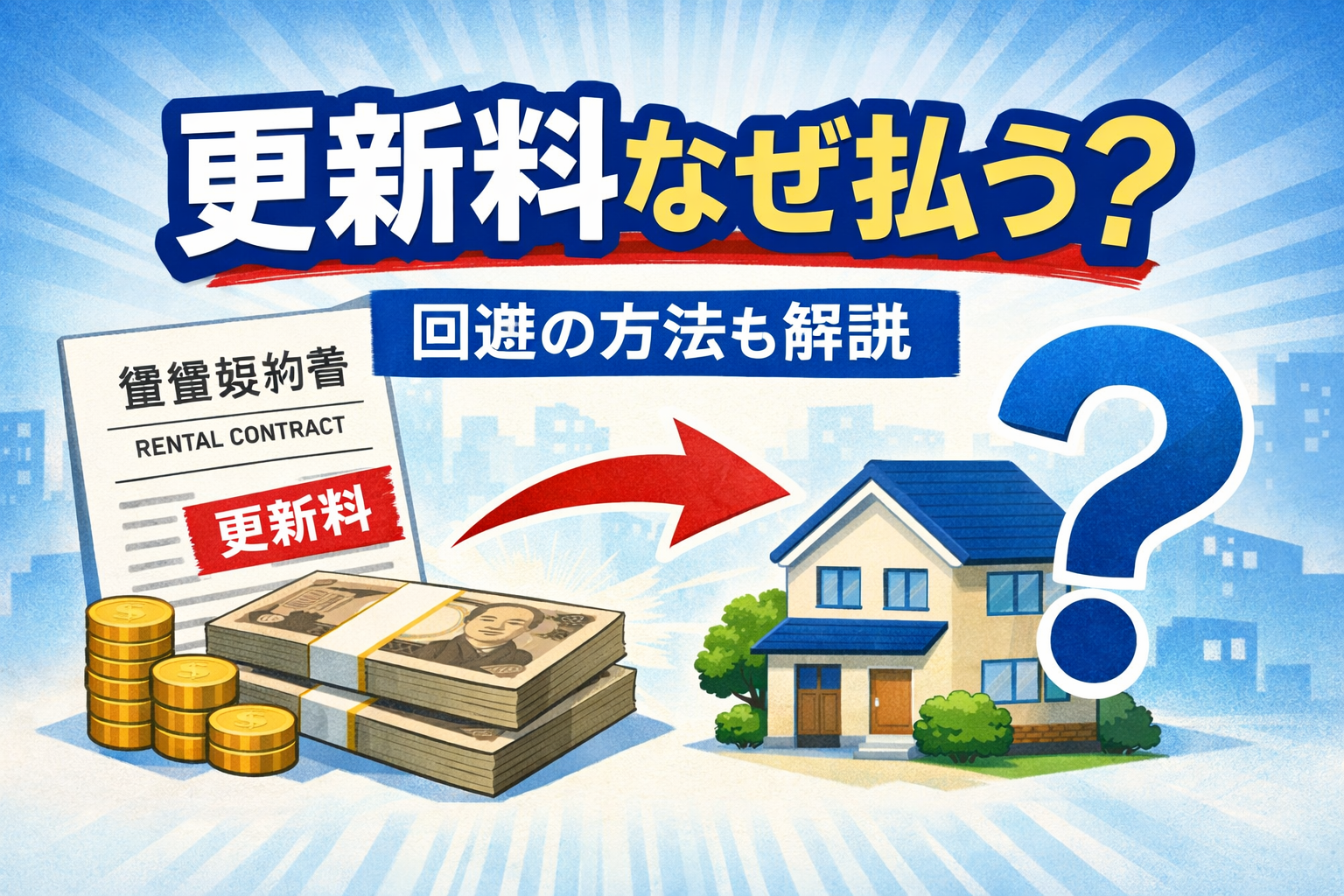 東京賃貸の「更新料」はなぜ払う？仕組みと回避できるケース